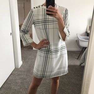 Windowpane Office Dress